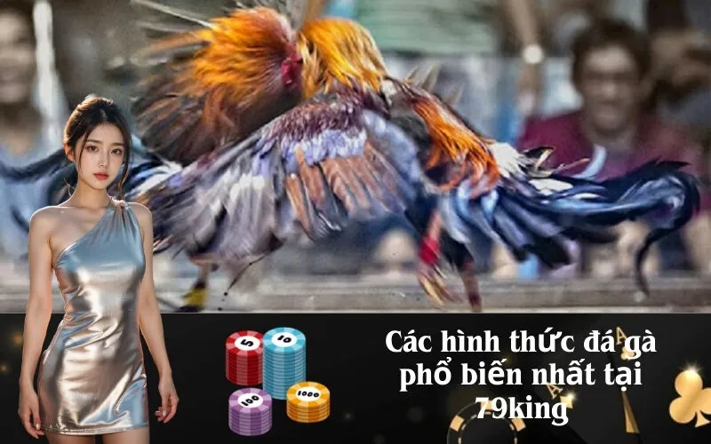 Các hình thức đá gà phổ biến nhất tại 79king