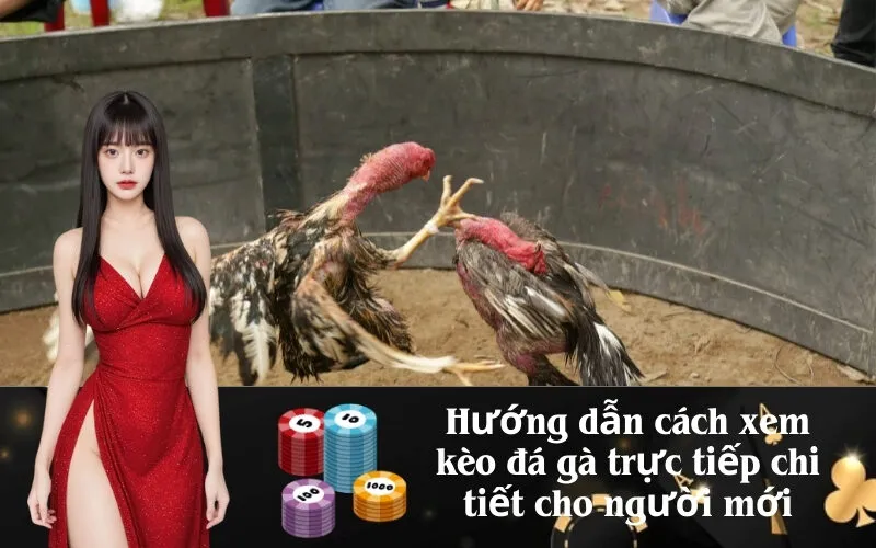 Hướng dẫn cách xem kèo đá gà trực tiếp chi tiết cho người mới