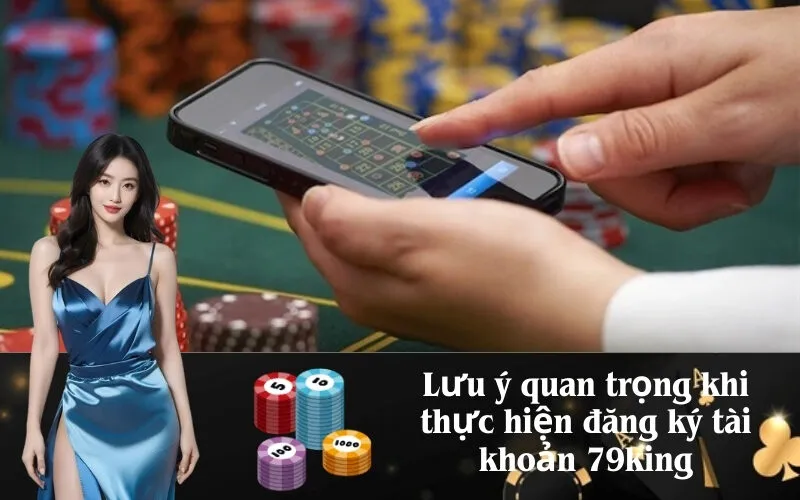 Lưu ý quan trọng khi thực hiện đăng ký tài khoản 79king