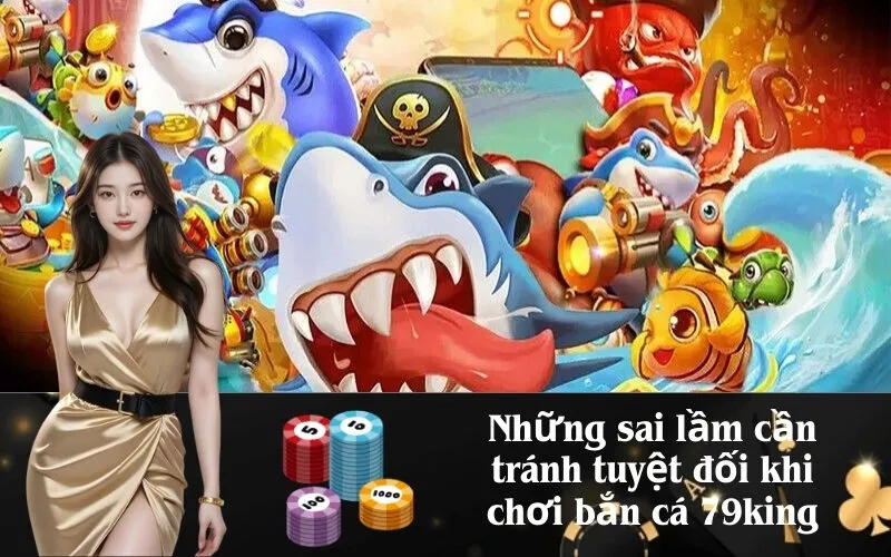 Những sai lầm cần tránh tuyệt đối khi chơi bắn cá 79king